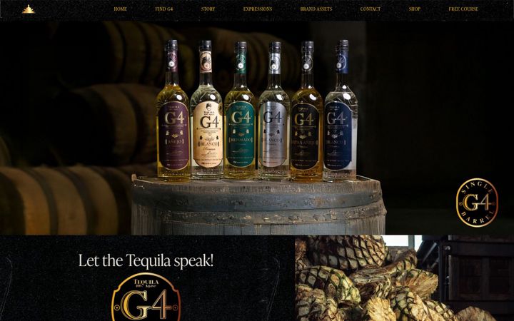 Screenshot of g4tequilas.com