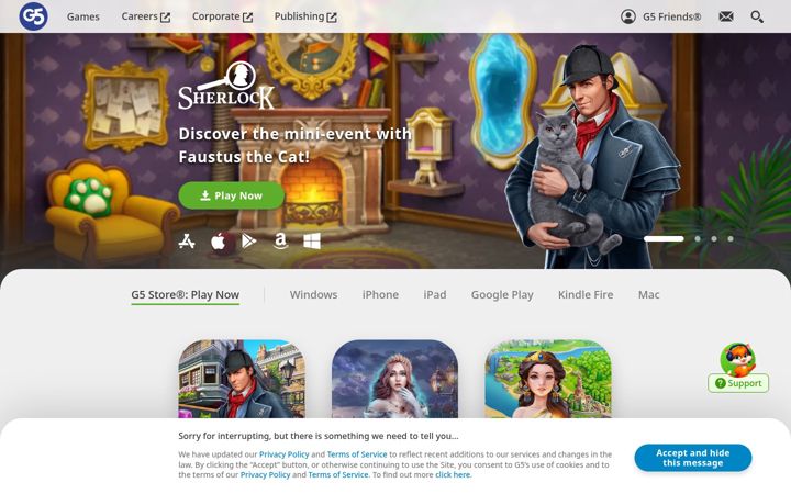 Screenshot von g5e.com