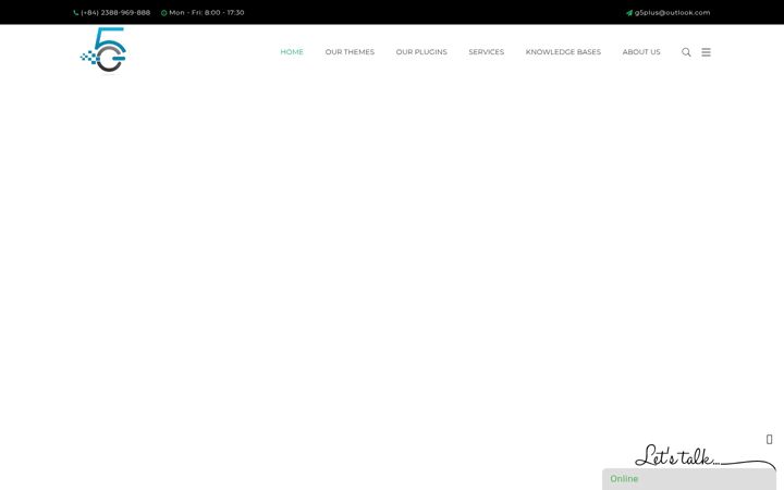 Screenshot of g5plus.net