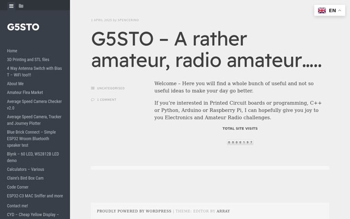 Screenshot of g5sto.com