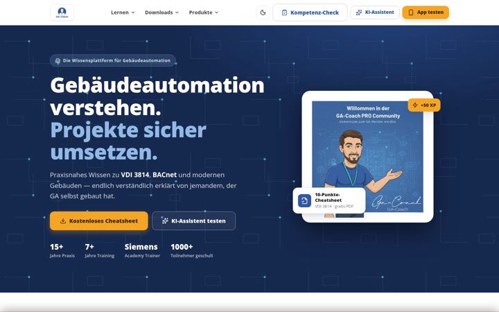 Ekraanipilt saidist ga-coach.de