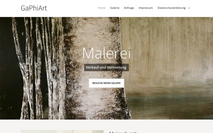 Screenshot of ga-phi-art.de