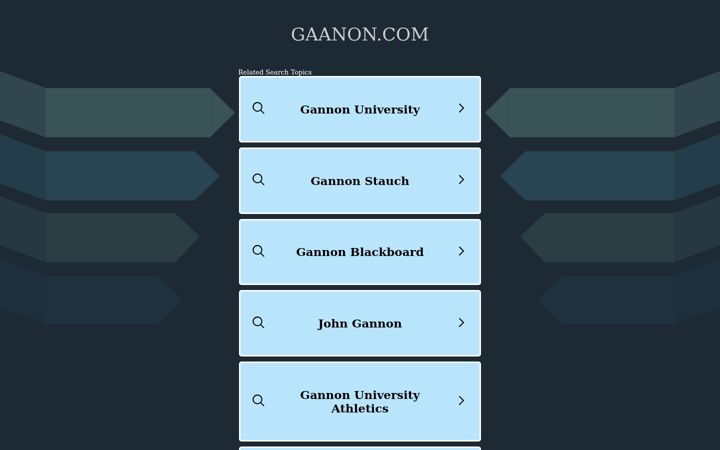 Screenshot of gaanon.com