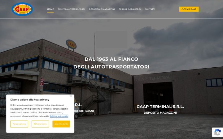 Screenshot of gaap.it