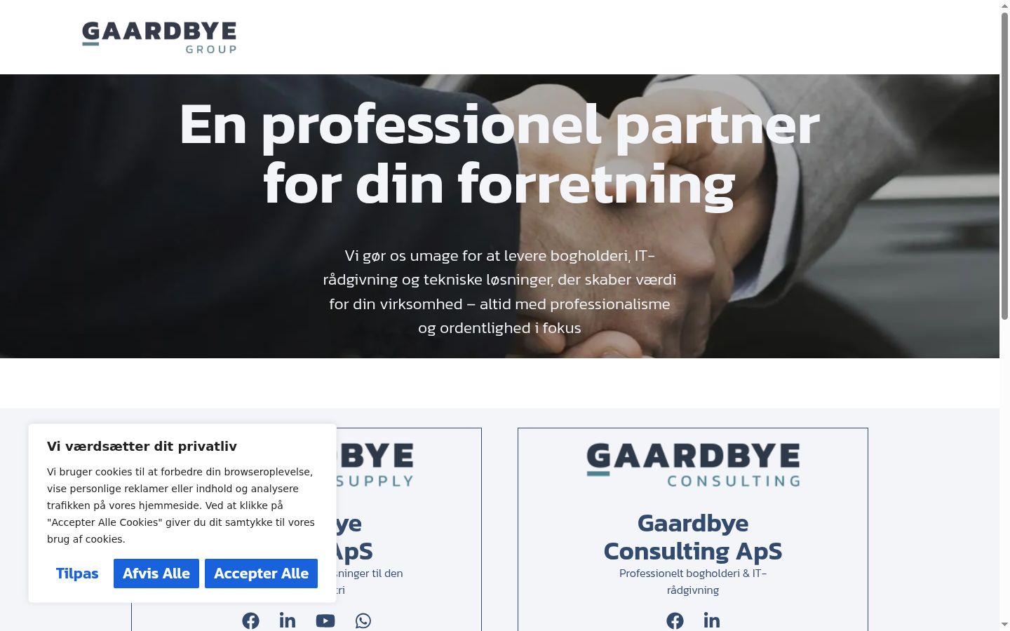Capture d'écran de la bannière de consentement affichée avant toute interaction