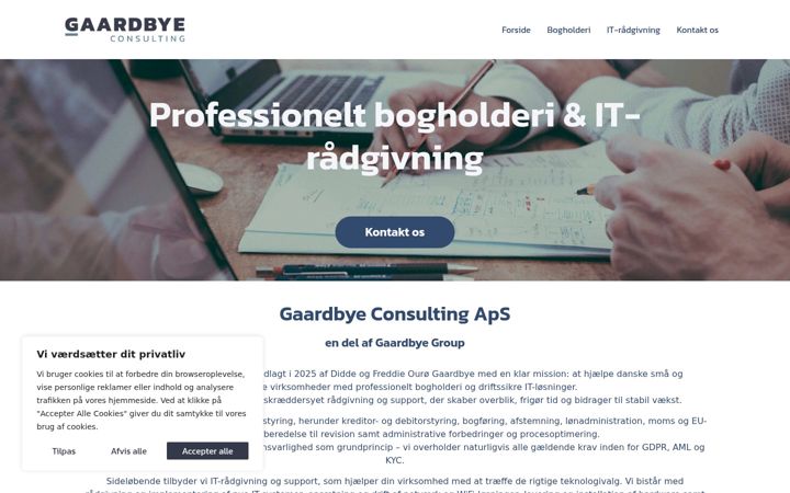 Screenshot of gaardbyeconsulting.com