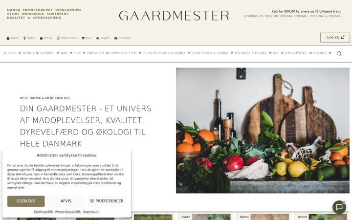 Screenshot of gaardmester.dk