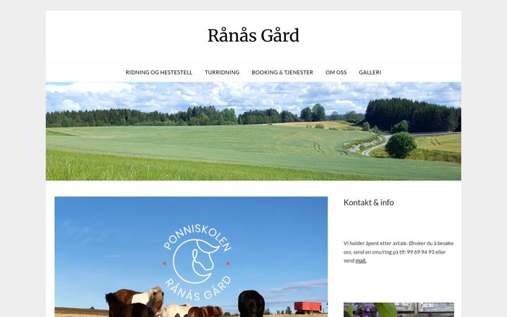 Screenshot of gaardsbutikken.net