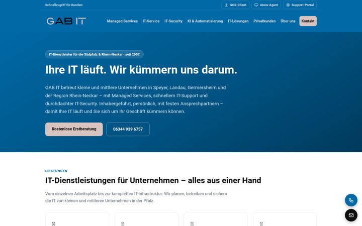 Screenshot of gab-it.de
