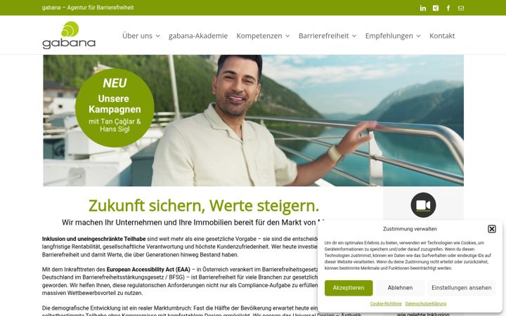 Screenshot of gabana.net