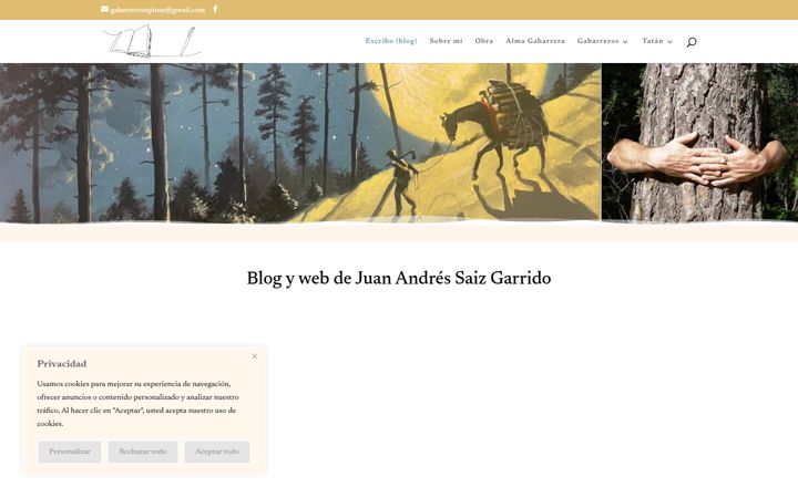 Screenshot of gabarrero.com