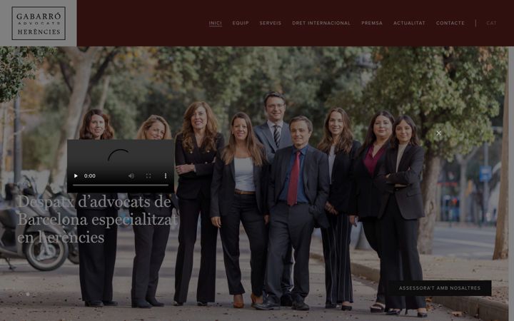 Screenshot of gabarroadvocats.com