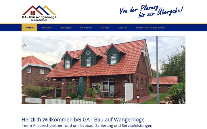 Screenshot of gabau-wangerooge.de