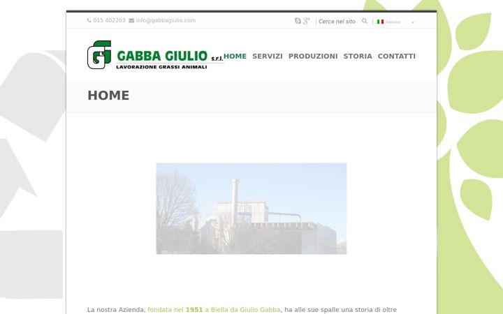 Screenshot of gabbagiulio.com