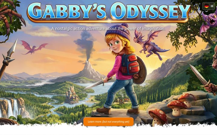 Screenshot of gabbys-odyssey.com