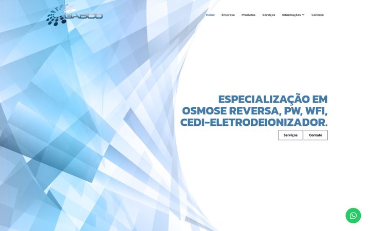 Screenshot of gabco.com.br