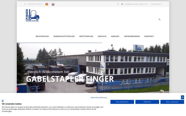 Screenshot of gabelstapler-finger.com