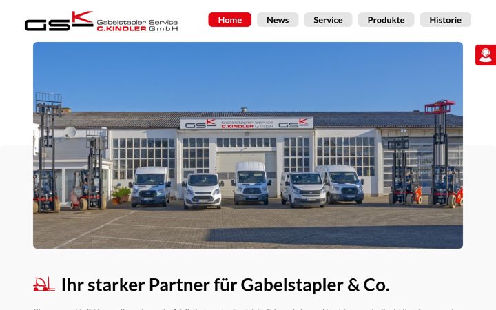 Screenshot of gabelstaplerservice-rinteln.de