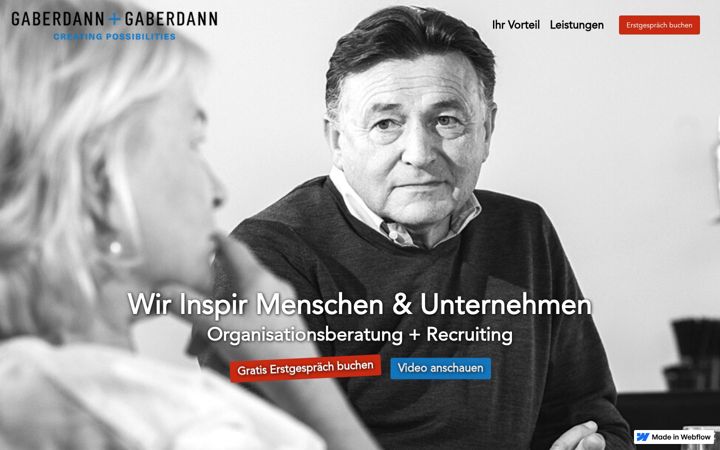 Screenshot of gaberdann.de