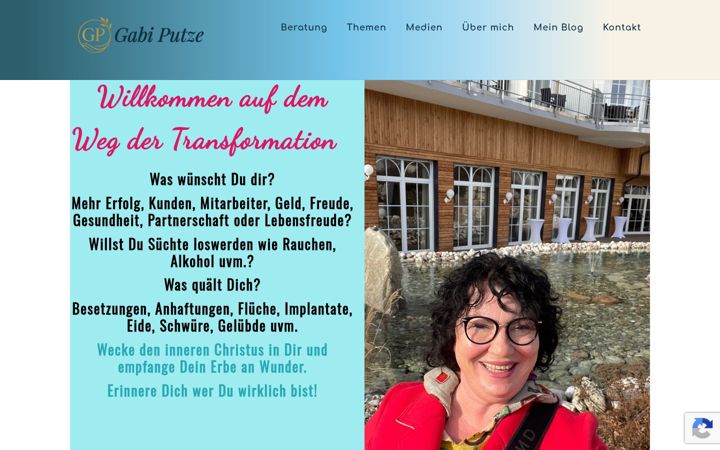 Screenshot of gabi-putze.com