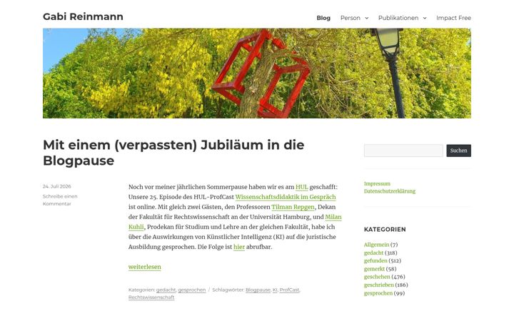Screenshot of gabi-reinmann.de