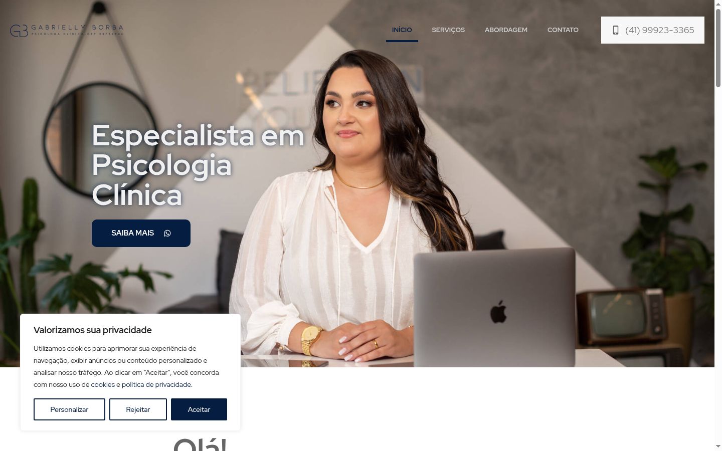 Screenshot van de toestemmingsbanner zoals getoond vóór enige interactie