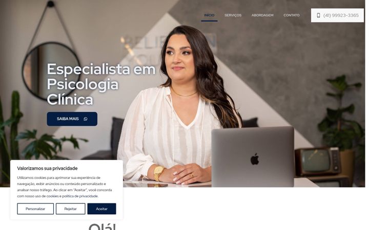 Screenshot of gabiborba.com.br