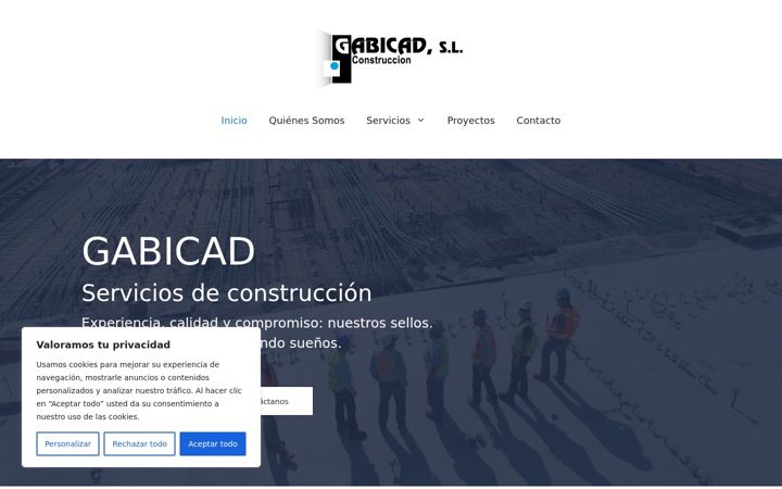 Screenshot of gabicad.com