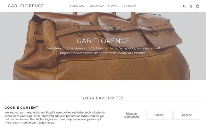 Screenshot of gabiflorence.com