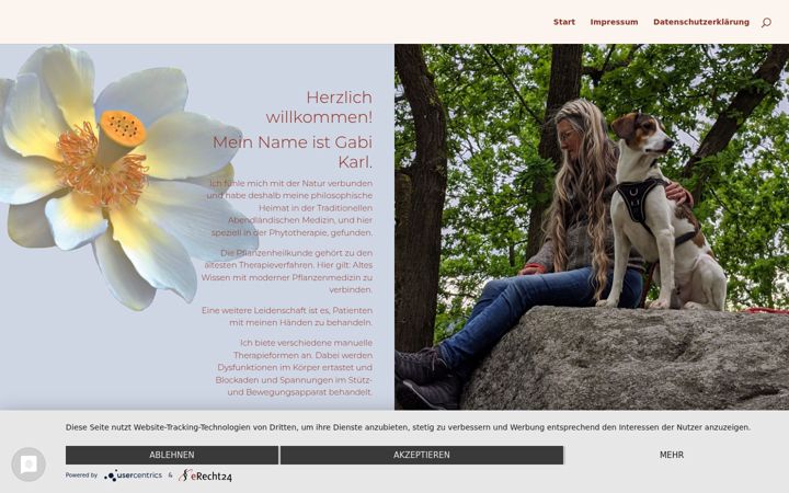 Screenshot of gabikarl.de