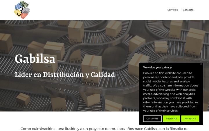 Screenshot of gabilsa.com