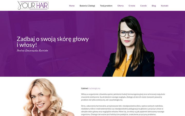 Screenshot of gabinet-trychologiczny.pl