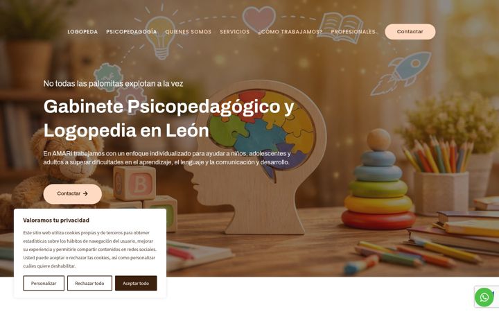 Screenshot of gabineteamari.com