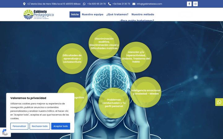 Screenshot of gabineteaso.com