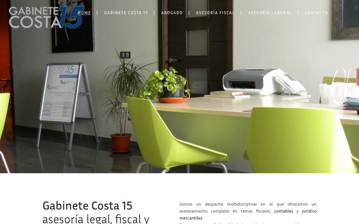 Screenshot of gabinetecosta15.com