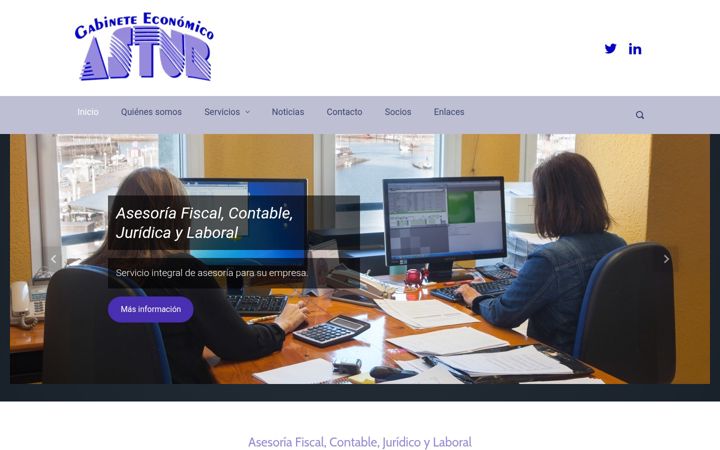 Screenshot of gabineteeconomicoastur.com