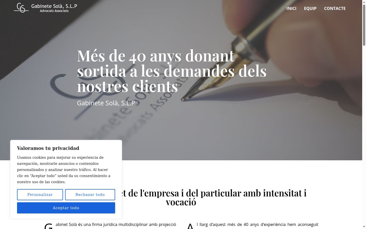 Screenshot tal-banner tal-kunsens muri qabel kwalunkwe interazzjoni