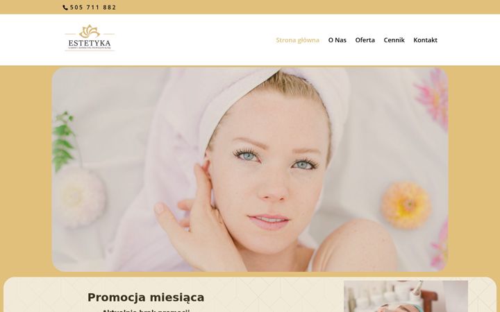 Screenshot of gabinetestetyka.com.pl