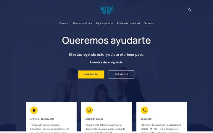Screenshot of gabinetetalos.es