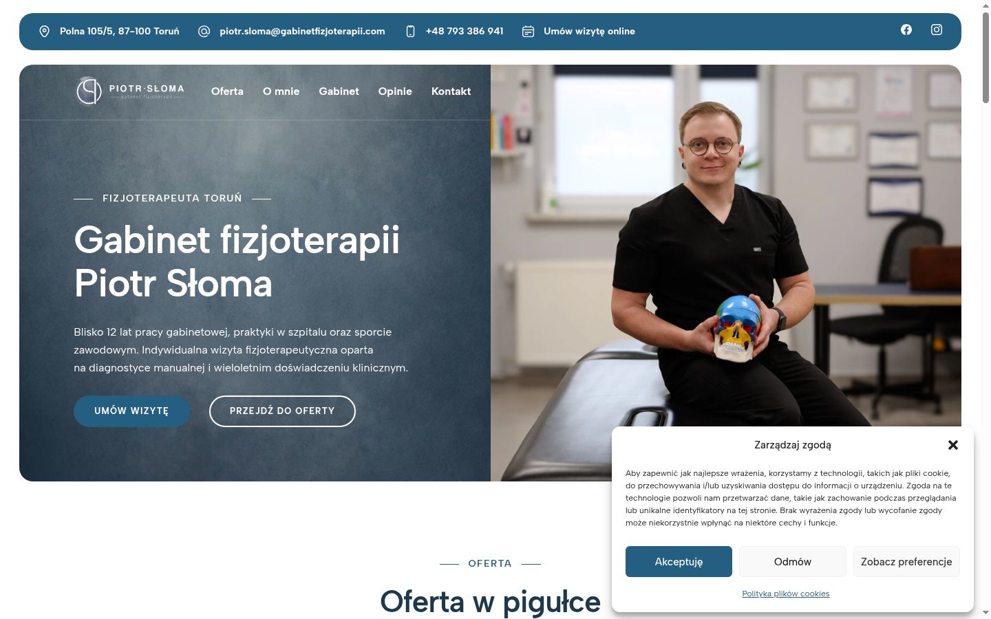 Snímek obrazovky baneru souhlasu zobrazeného před jakoukoli interakcí