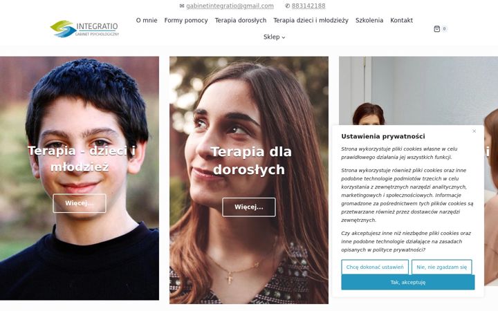 Screenshot of gabinetintegratio.pl