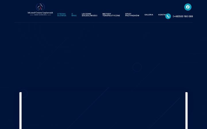 Screenshot of gabinetleczeniabolu.eu