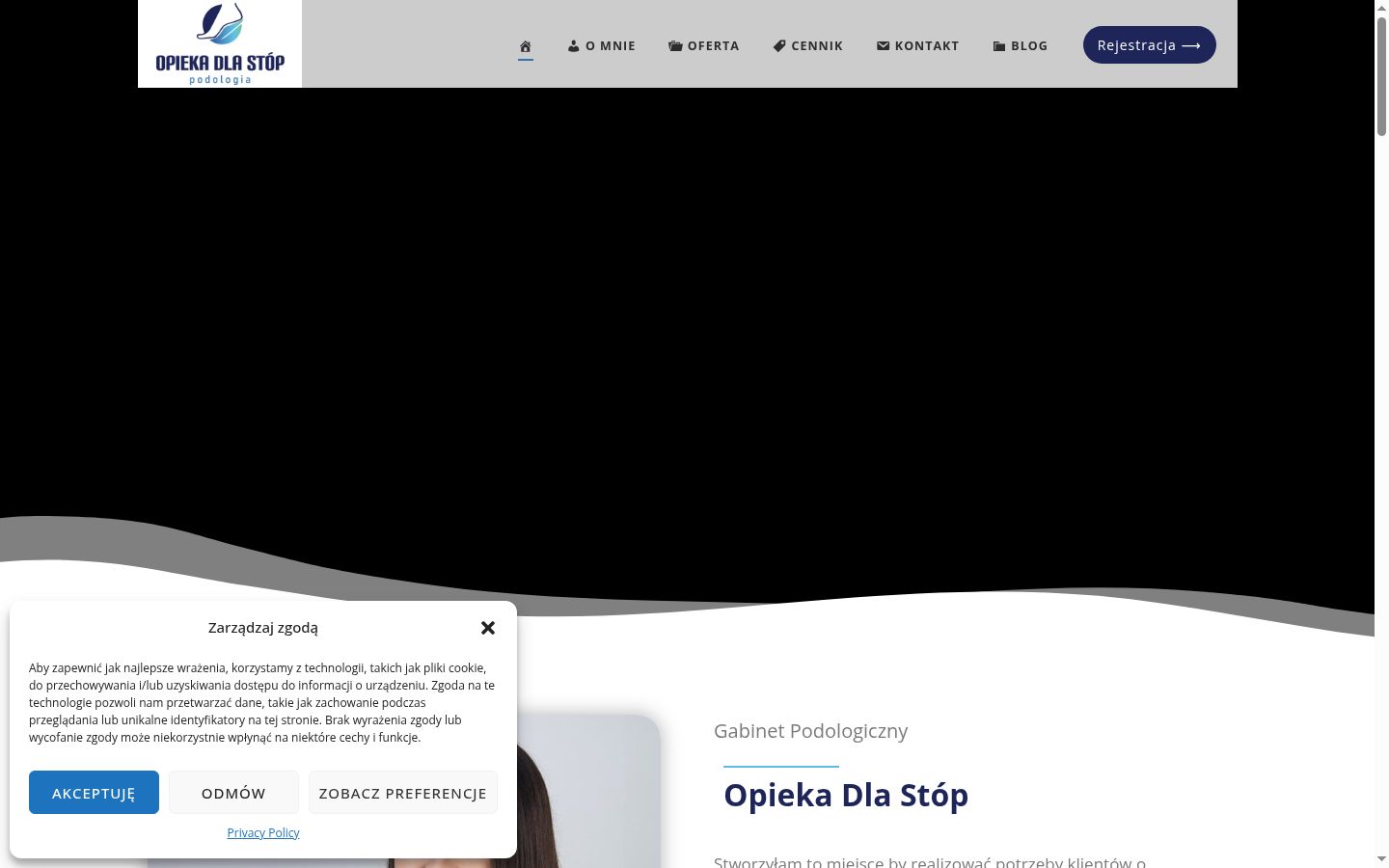 Snímka obrazovky banera súhlasu zobrazeného pred akoukoľvek interakciou