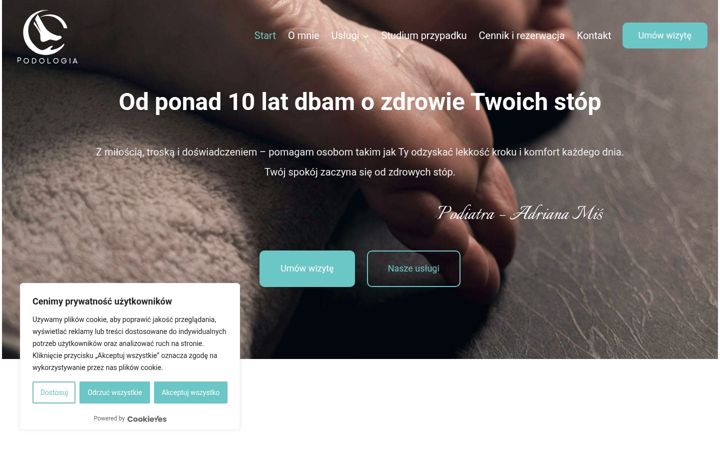 Screenshot of gabinetpodologia.pl
