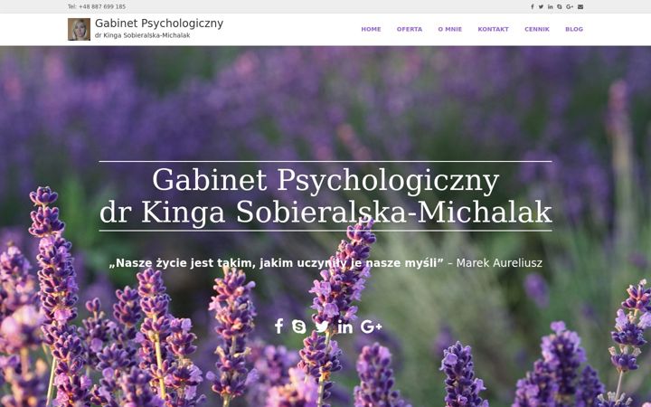 Screenshot of gabinetpsychologiczny.org.pl