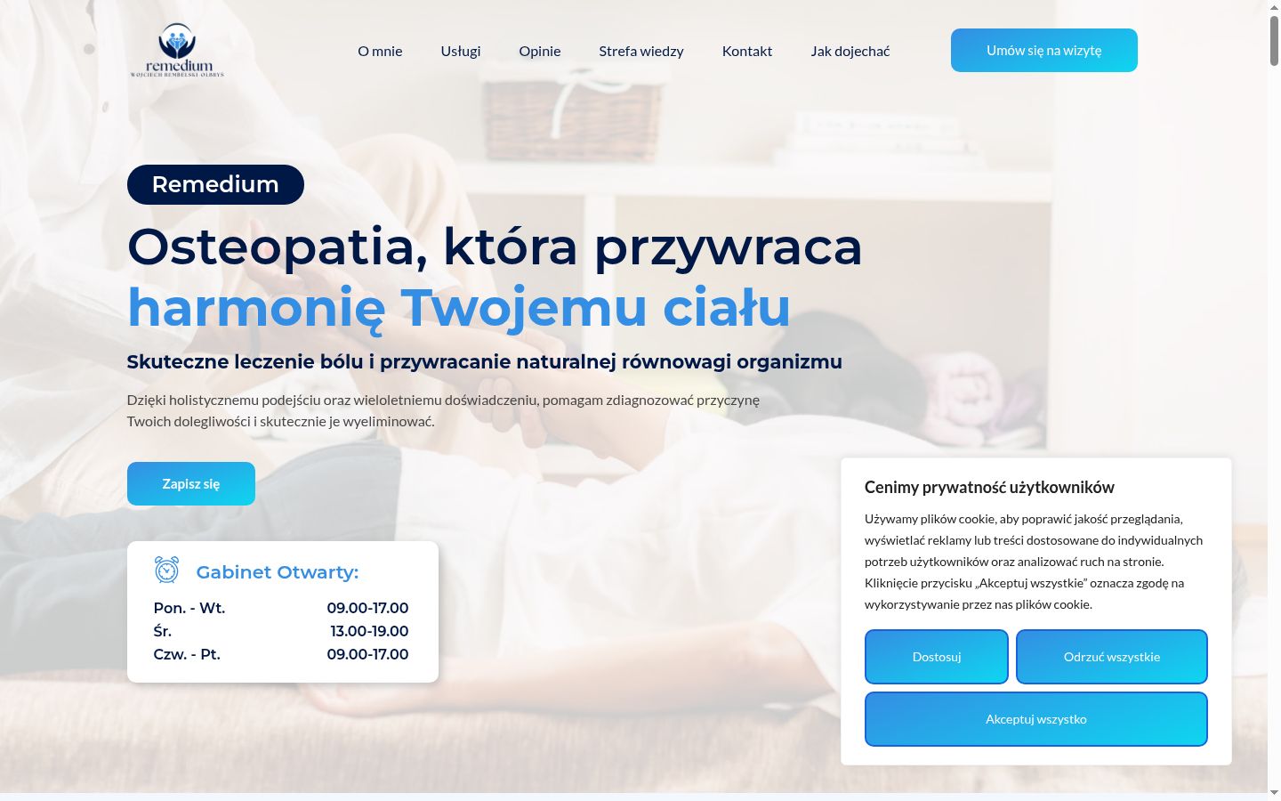 Screenshot tal-banner tal-kunsens muri qabel kwalunkwe interazzjoni