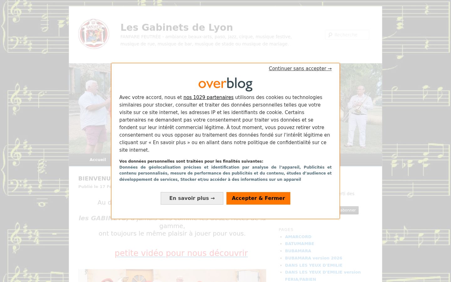 Screenshot des Einwilligungsbanners vor jeglicher Interaktion