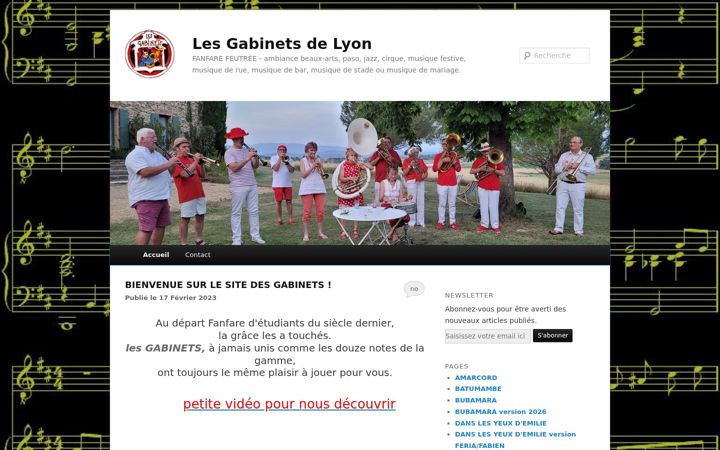Screenshot of gabinets.fr