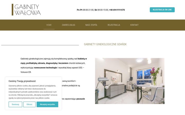 Screenshot of gabinetywalowa.pl