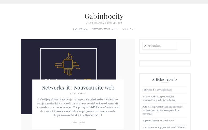 Screenshot of gabinhocity.eu